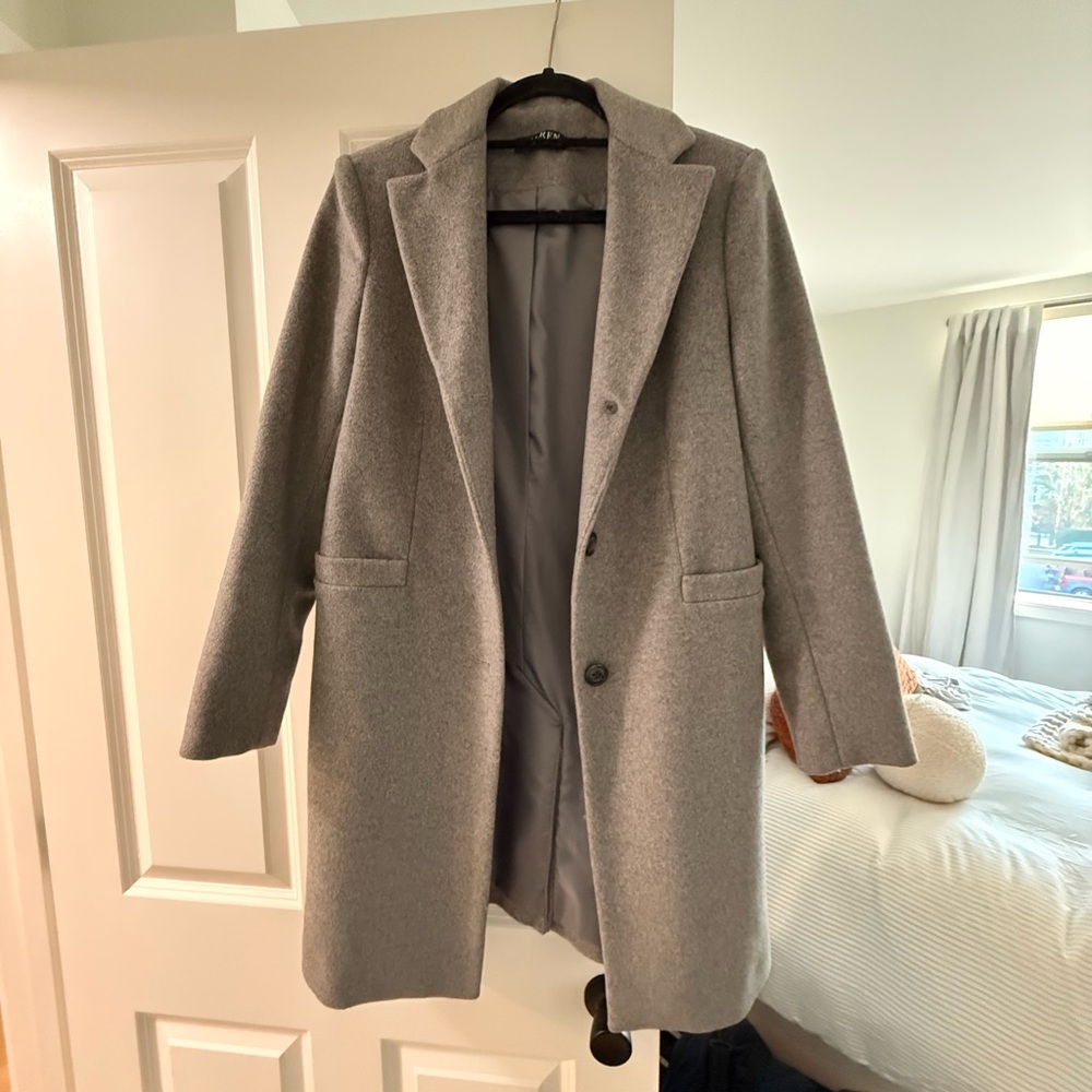 LAUREN Ralph Lauren Wool-Blend Reefer Coat — Size 4 — Never Worn